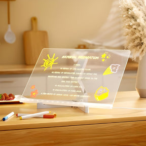 Magic LED-Zeichentafel (inklusive 7 Leuchtstifte)