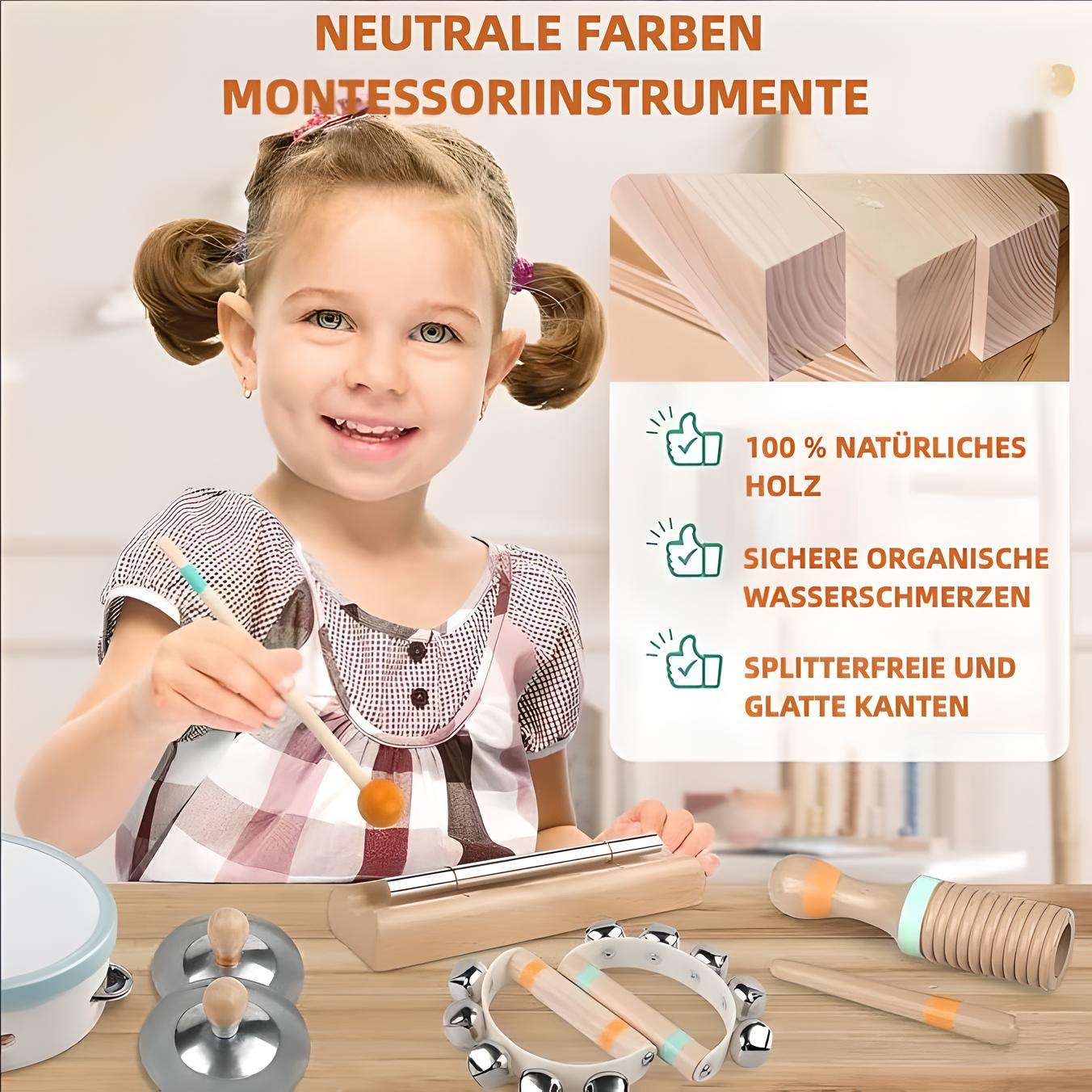 Montessori Klangwelt – 7-teiliges Musikset