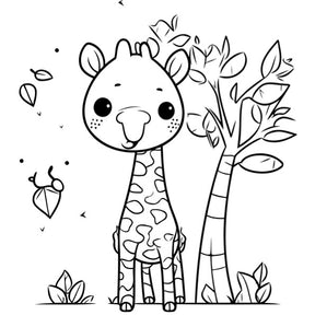 Coloring book for little artists! - PDF